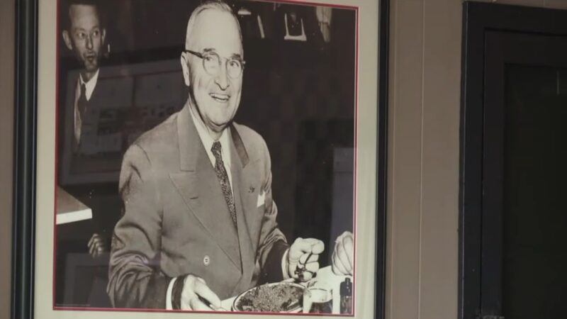 President Truman at Dixon's Chili