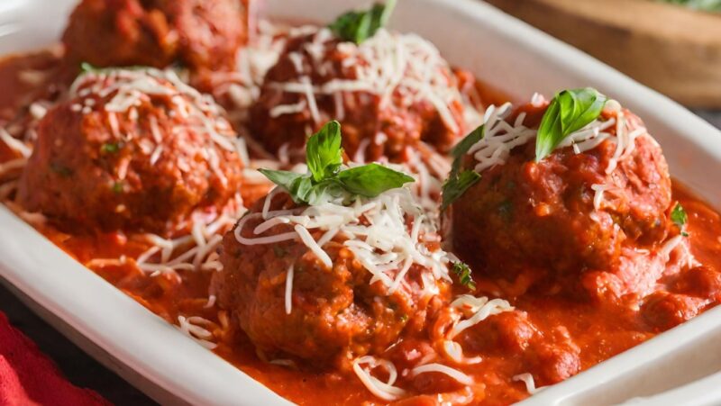 How to serve meatballs in marinara sauce